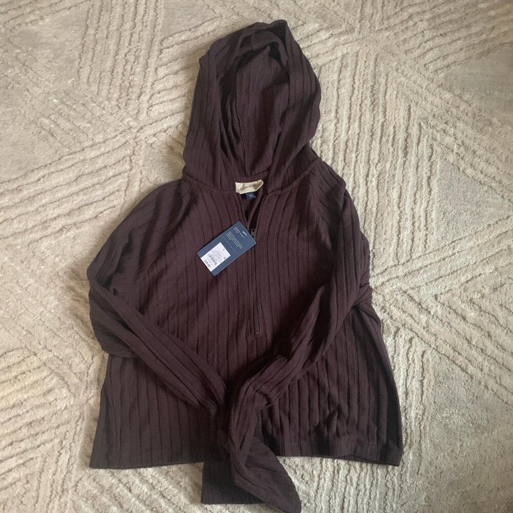 A New Day Women's Brown Hoodie